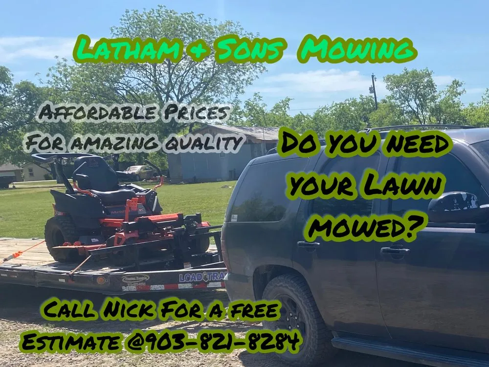 Top-rated landscape installation in Gainesville, TX by Latham & Son Services