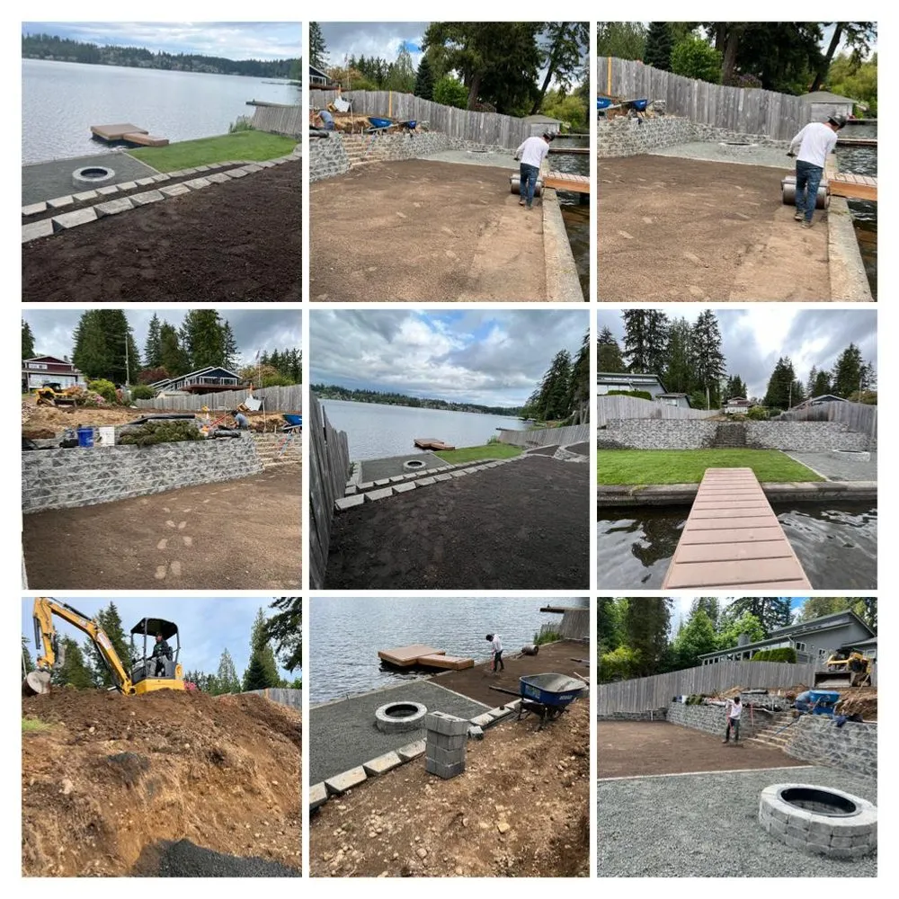 Expert landscaping services with custom design in Allyn, WA by Latinos Green Valley Landscaping