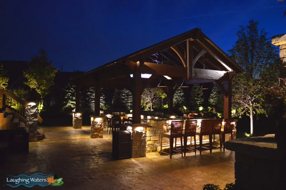 Local landscape installation in Palos Heights, IL - Laughing Waters