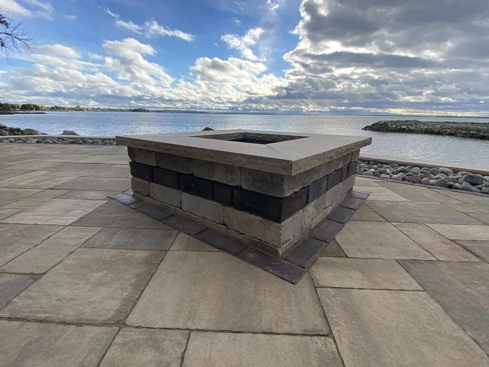 Affordable landscape installation in Bellevue, OH by Laughlin Outdoor Living