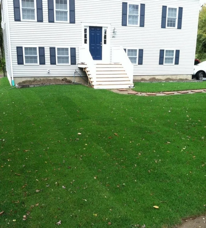 Custom residential landscaping in Richmond, RI by Laurel Brook Turf
