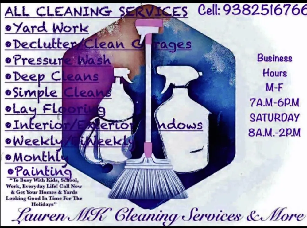 Custom lawn care service near you in Tuscumbia, AL by Lauren M K Cleaning