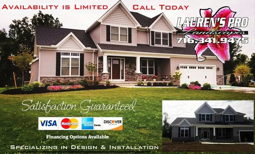 Reliable lawn care service for homes in Buffalo, NY by Lauren's Pro Landscapes