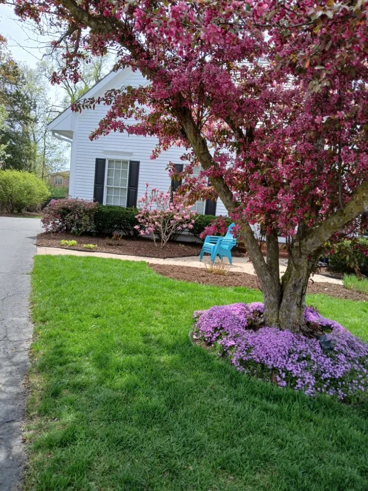 Custom garden landscaping in South Elgin, IL by Laurita Landscaping