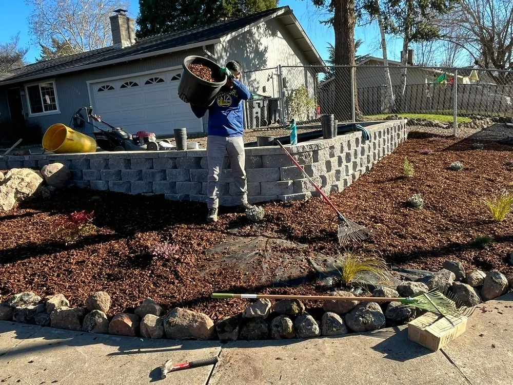 Affordable garden landscaping near you across Central Point, OR - Lava Landscape