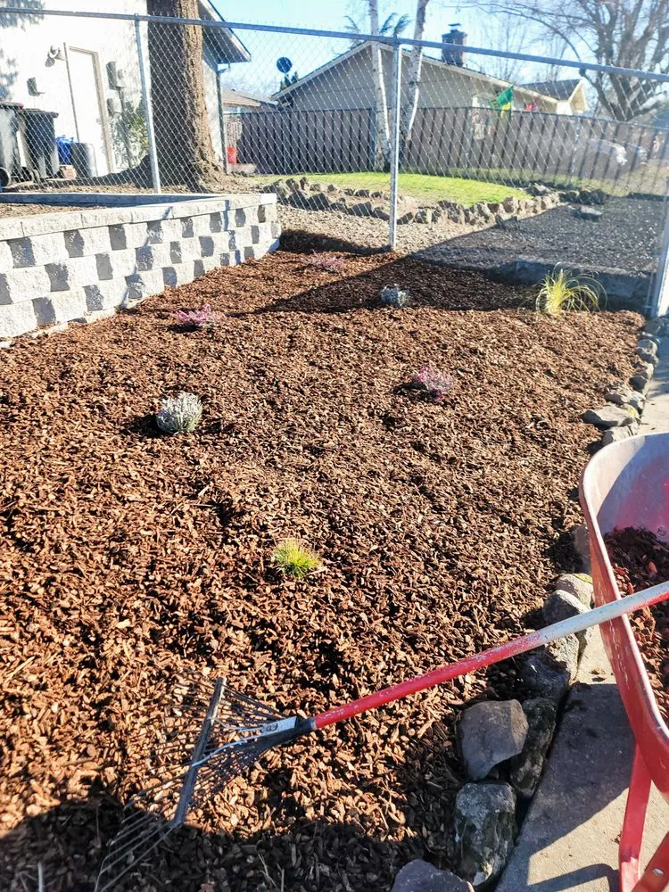 Local garden landscaping for year-round maintenance in Central Point, OR by Lava Landscape
