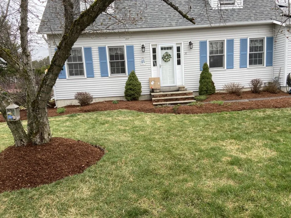 Top-rated lawn mowing service with custom design in Colchester, VT by Lavalley Landscaping