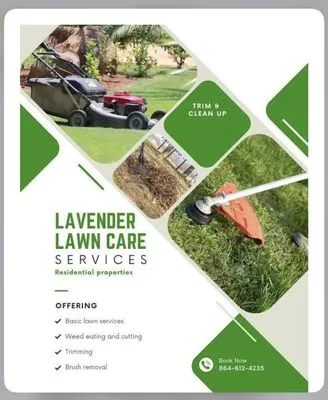 Lavender Lawn Care Logo