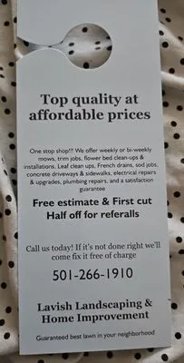 Lavish Landscaping & Home Improvement Logo