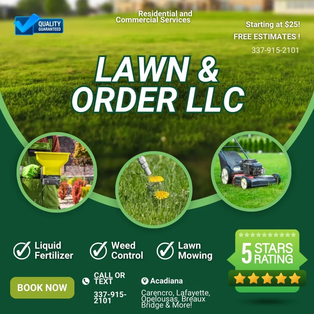 Local yard cleanup service in Carencro, LA - Lawn & Order