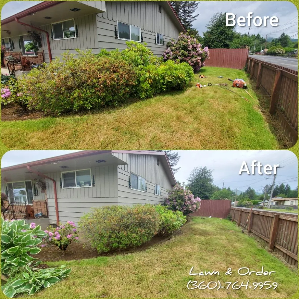 Local yard maintenance in Centralia, WA by Lawn & Order