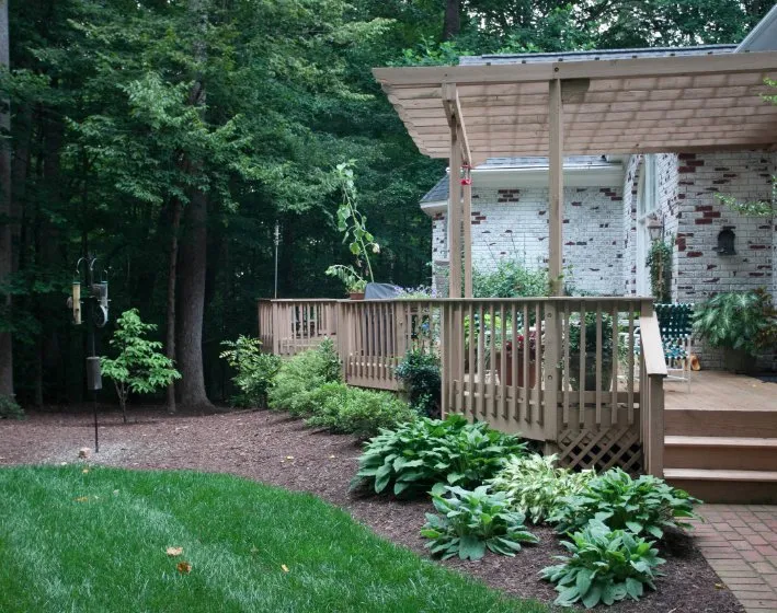 Local outdoor landscaping for year-round maintenance in Cary, NC by Lawn & Order Landscaping