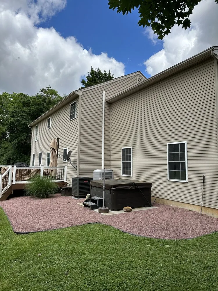 Expert yard cleanup service with custom design across Easton, PA - Lawn & Order Landscaping Services