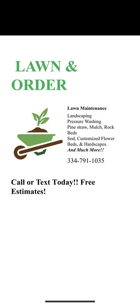 Reliable landscaping services in Slocomb, AL by Lawn & Order