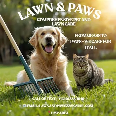 Lawn & Paws Logo