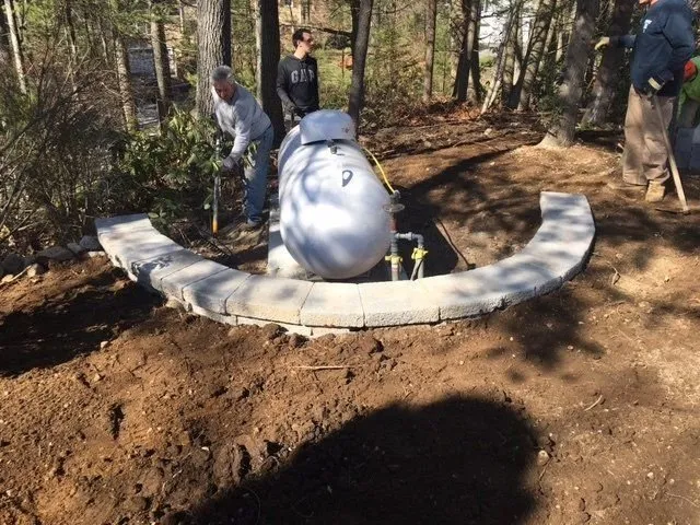 Custom landscape installation in Braintree, MA - Lawn & Property Landscape