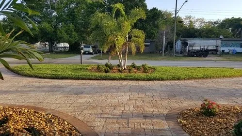 Professional garden landscaping for homes in Pinellas Park, FL by Lawn & Tree Salon