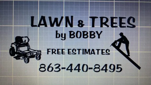 Lawn & trees by Bobby Logo