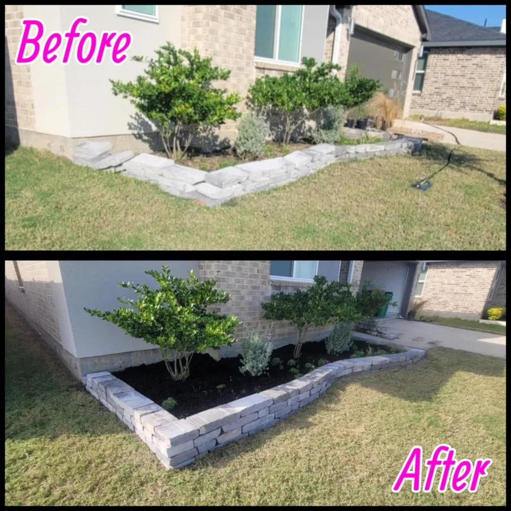 Reliable lawn mowing service for year-round maintenance in Houston, TX by Lawn Adventures