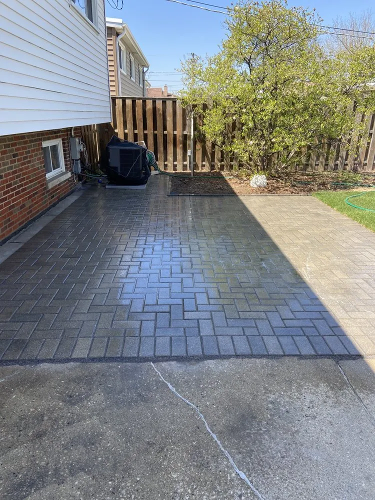 Local landscape installation in Skokie, IL by Lawn And Brick Specialist