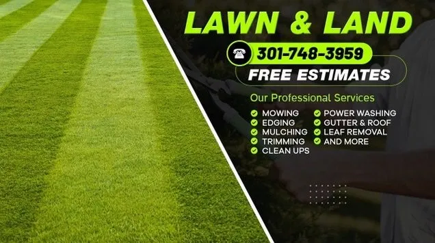 Trusted lawn mowing service for beautiful yards in Dickerson, MD by Lawn and Land maintenance