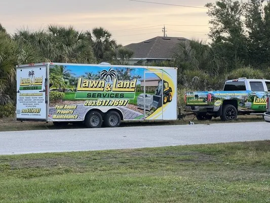 Lawn and Land Services Logo