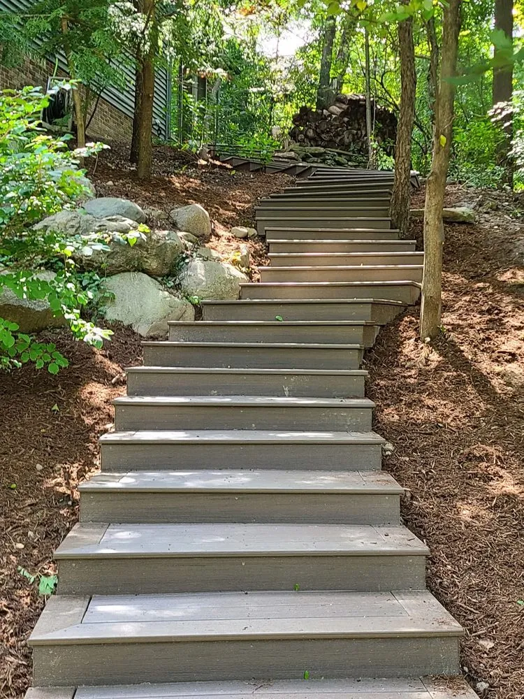 Professional landscape design with custom design across Lake Orion, MI - Lawn and Landscaping Services