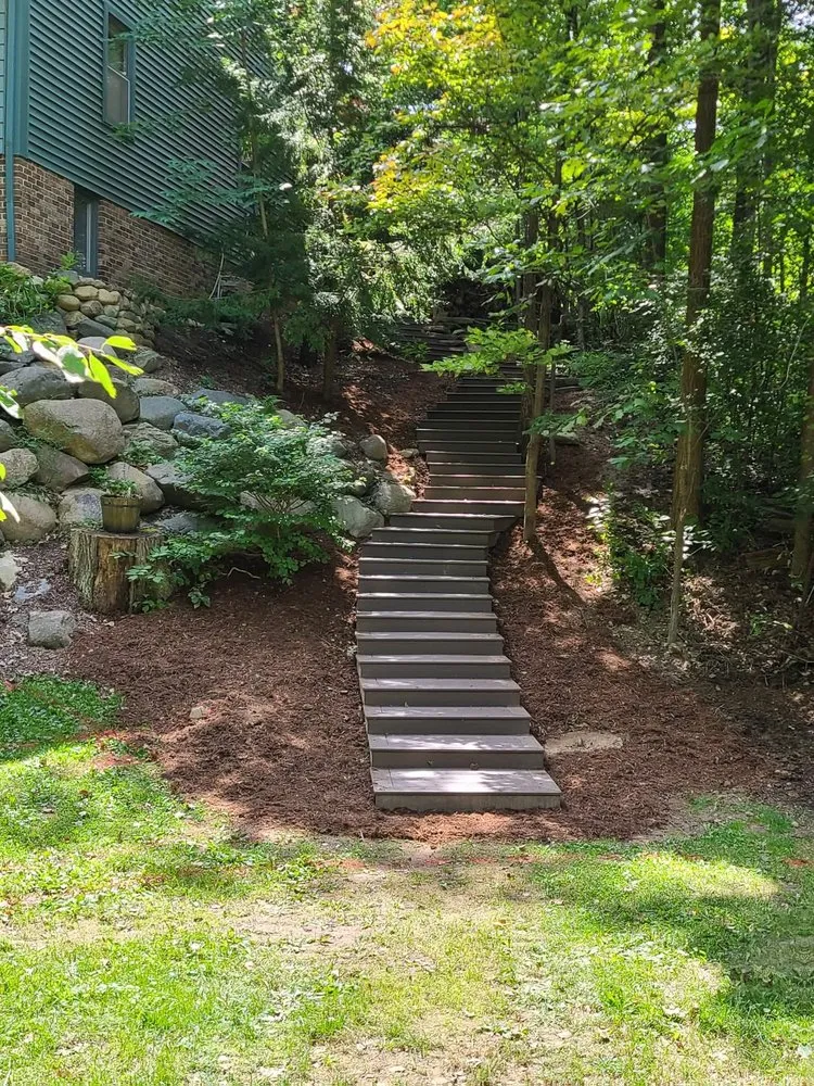 Local outdoor landscaping in Metamora, MI by Lawn And Landscaping Services