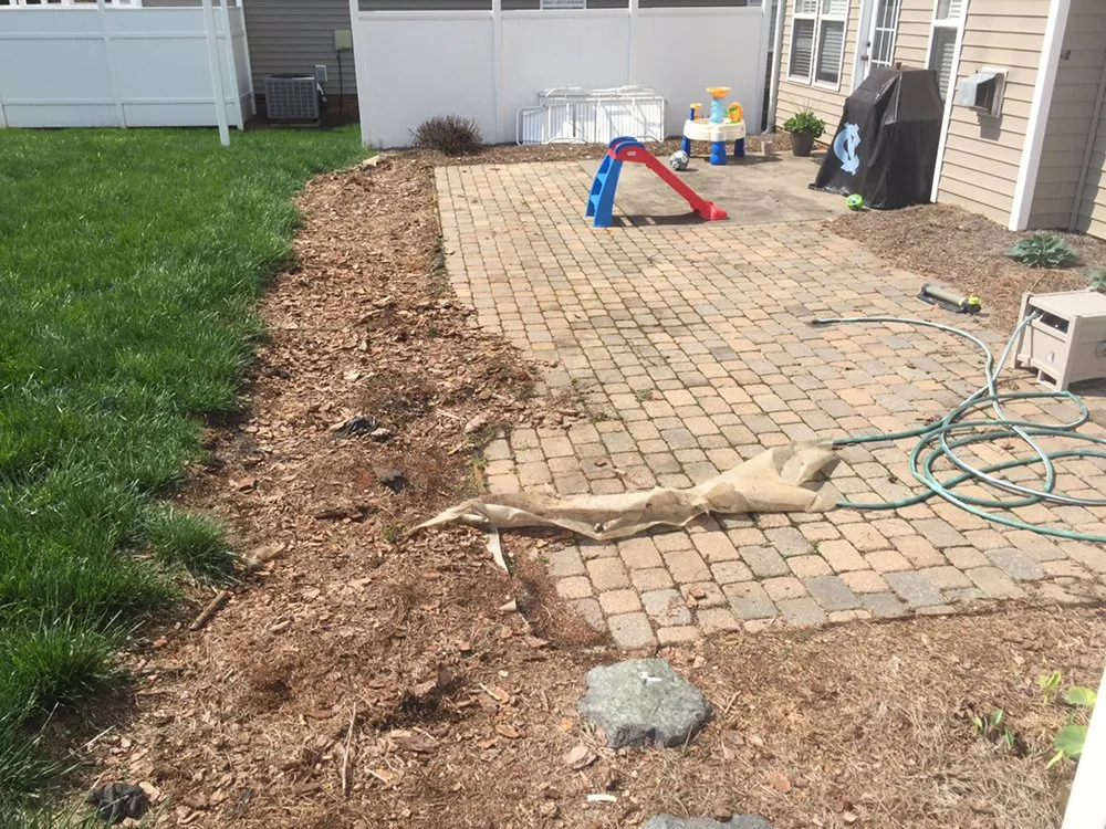 Local landscape installation in Lewisville, NC - Lawn and Order