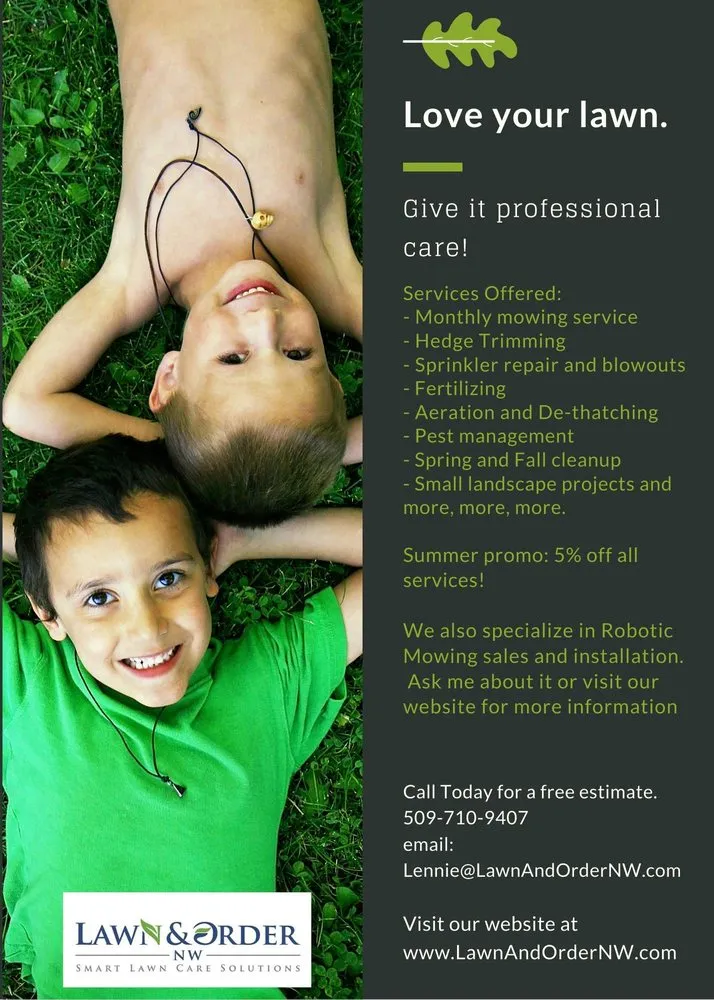 Trusted yard maintenance with custom design in Spokane, WA by Lawn and Order NW