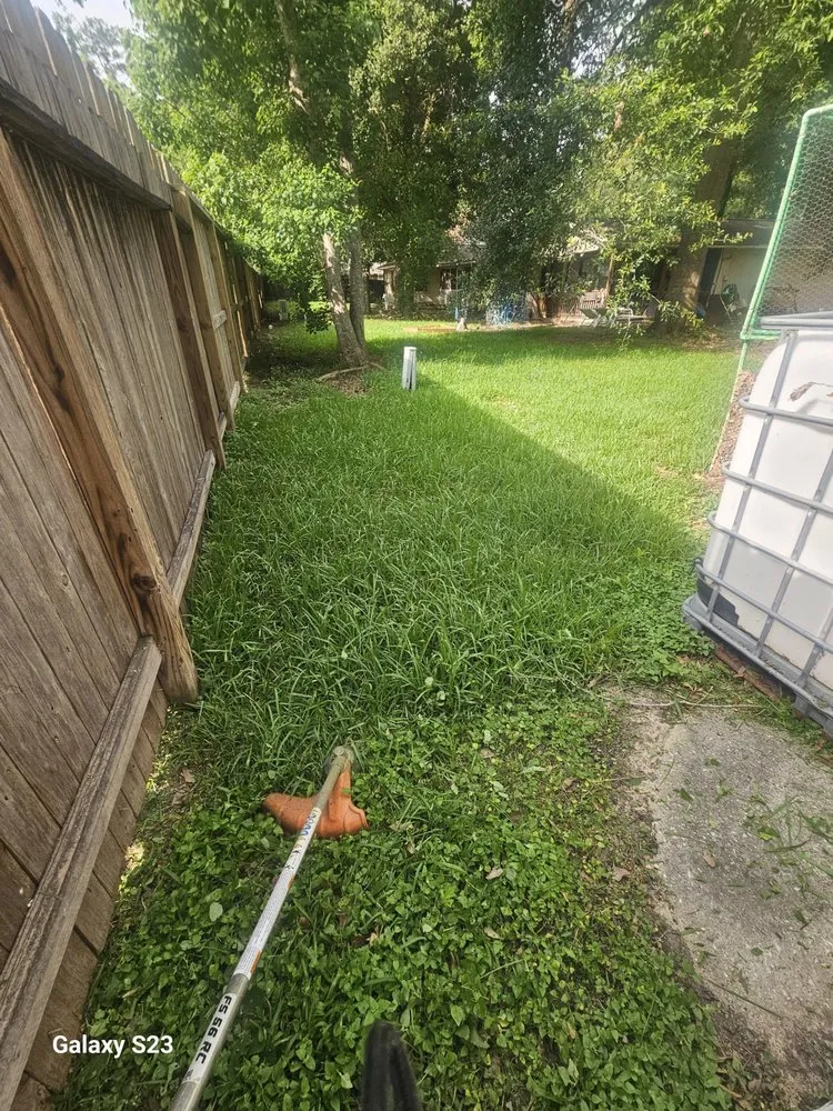 Affordable landscaping services in Crosby, TX by Lawn and stripes