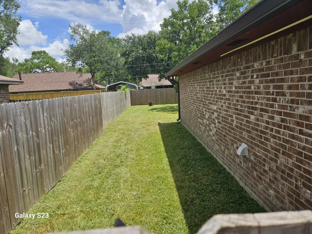 Expert lawn mowing service for outdoor upgrades in Crosby, TX by Lawn and stripes