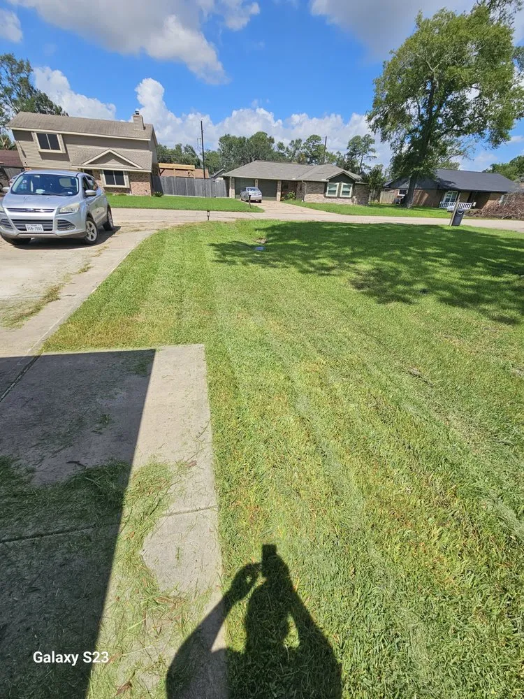 Top-rated lawn mowing service in Crosby, TX - Lawn and stripes