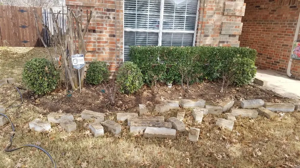 Professional yard maintenance with custom design in Fort Worth, TX by Lawn Bandits