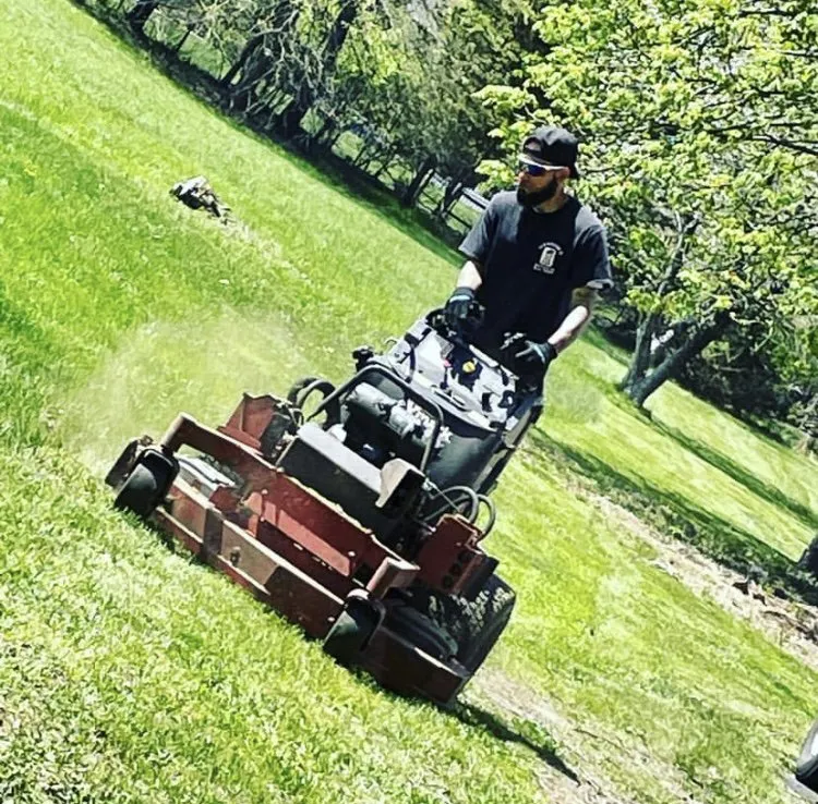 Expert lawn mowing service for homes in Dunellen, NJ by Lawn Barbers