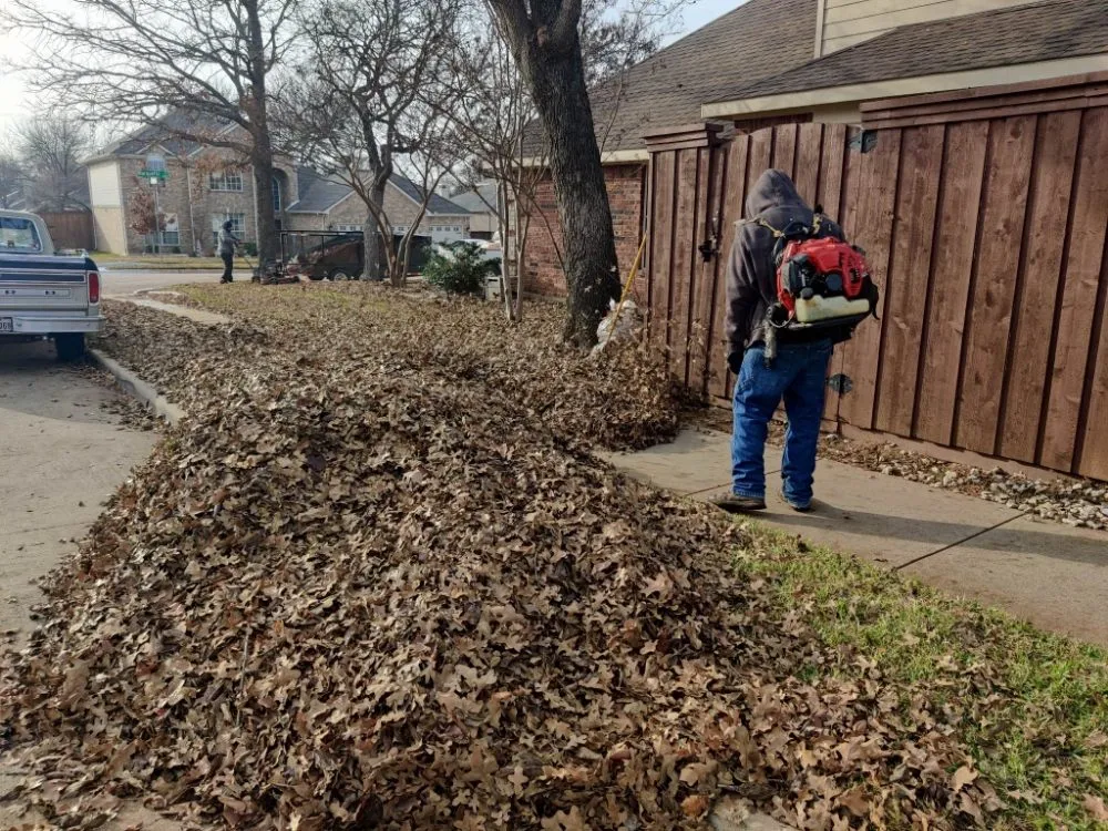 Professional residential landscaping in Corinth, TX by Lawn Barberz