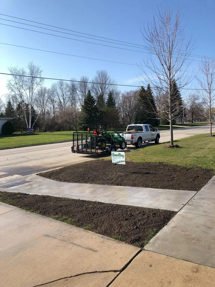 Professional garden landscaping for beautiful yards in Fond du Lac, WI by Lawn Boy