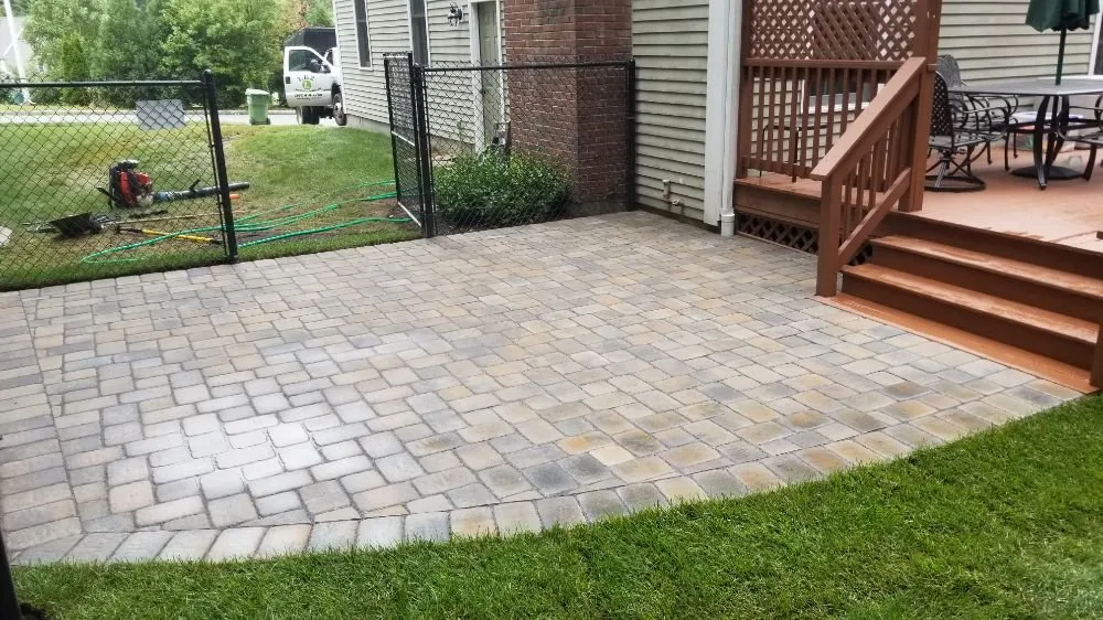 Professional landscape installation in Shrewsbury, MA by Lawn Boyz Landscaping