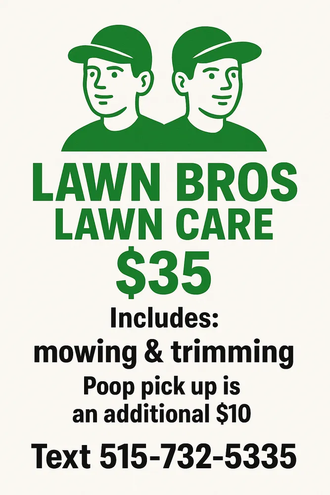 Trusted yard maintenance in Grimes, IA by Lawn bros