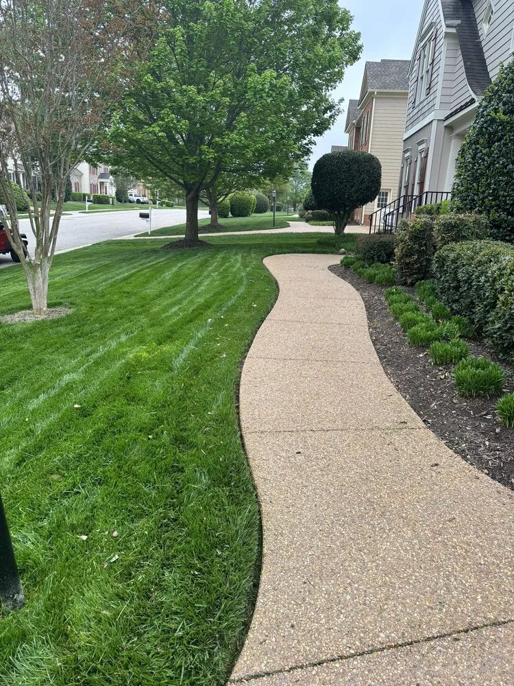 Expert outdoor landscaping in Moseley, VA by Lawn Bros Landscaping