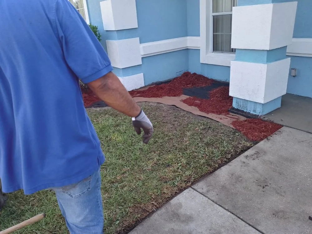 Custom outdoor landscaping in Jacksonville, FL by Lawn Care and Handyman Services