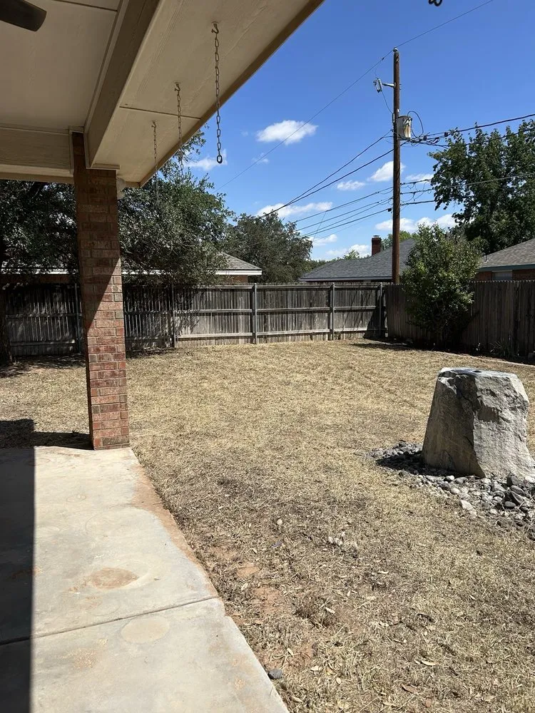 Affordable landscape installation in Midland, TX by Lawn Care By Jonny