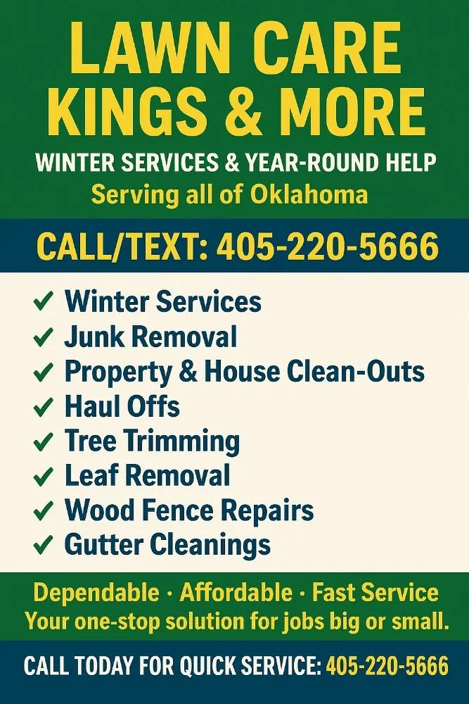 Expert landscape design in Shawnee, OK - Lawn Care Kings And More