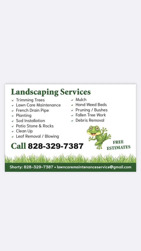 Affordable garden landscaping for beautiful yards in East Flat Rock, NC by Lawn Care Maintenance Service