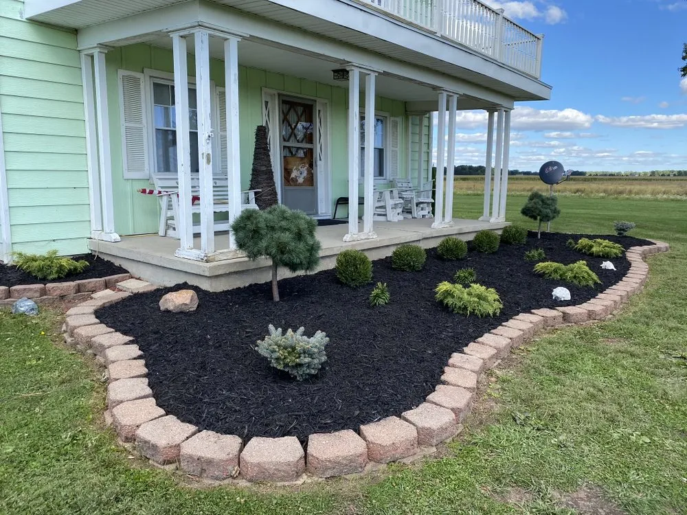 Custom residential landscaping in Galion, OH by Lawn Care Masters