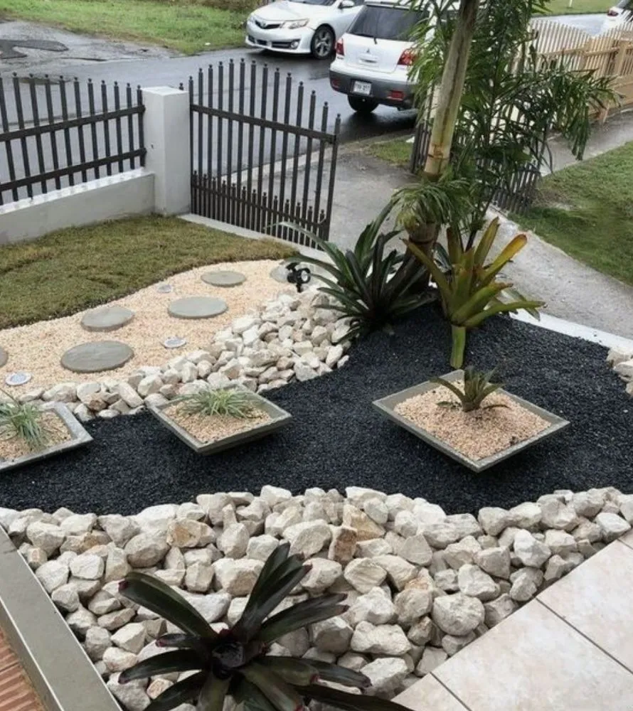 Local landscape installation in Providence, RI by Lawn Care Pachecos