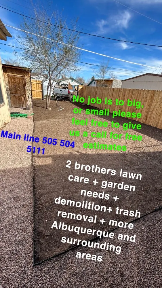 Local garden landscaping in Albuquerque, NM - Lawn care services