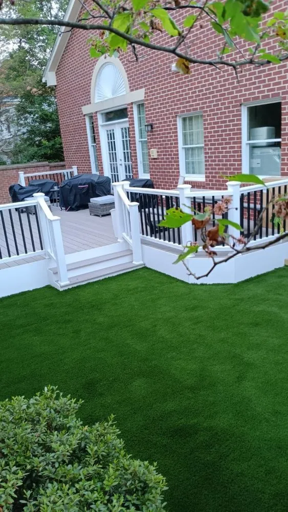 Expert garden landscaping with custom design in Forest Heights, MD by Lawn Care Services