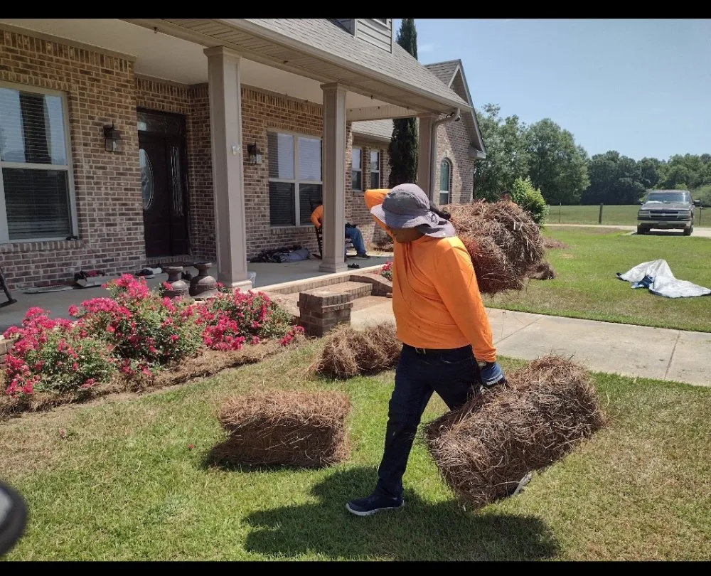 Top-rated landscape design with custom design in Hattiesburg, MS by Lawn Care Services Lawn King