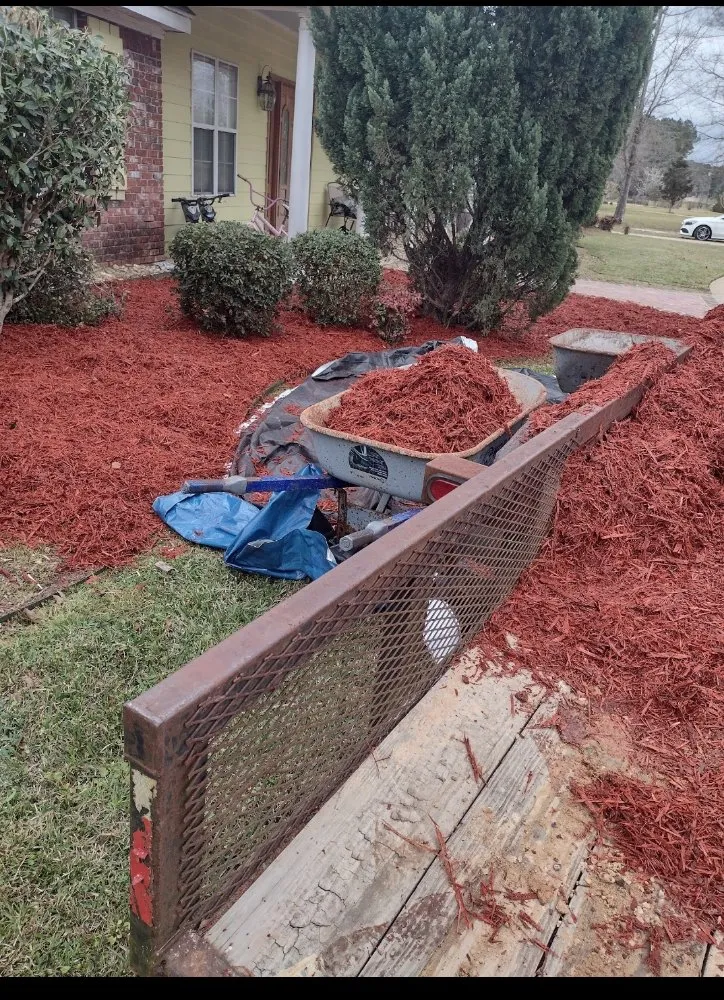 Local residential landscaping for residential properties in Hattiesburg, MS by Lawn Care Services Lawn King